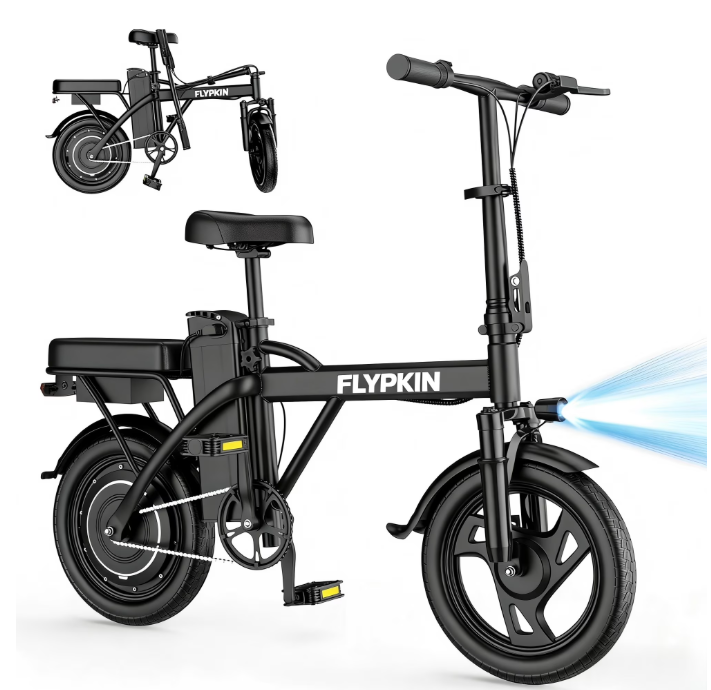 lectric Bike for Adults, 500W Motor, 20 MPH Max Speed Folding Ebike, 14" Electric Bicycles, Max 30 Miles Range (Pedal Assist Mode), Mini E Bikes