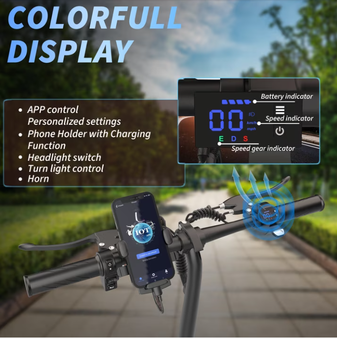 Foldable Electric Bike for Adults and Teens,14 Inch Tire 500W Rear Wheel Drive Motor with 48V 10.4Ah Removable Lithium Battery Two Seats UL2849